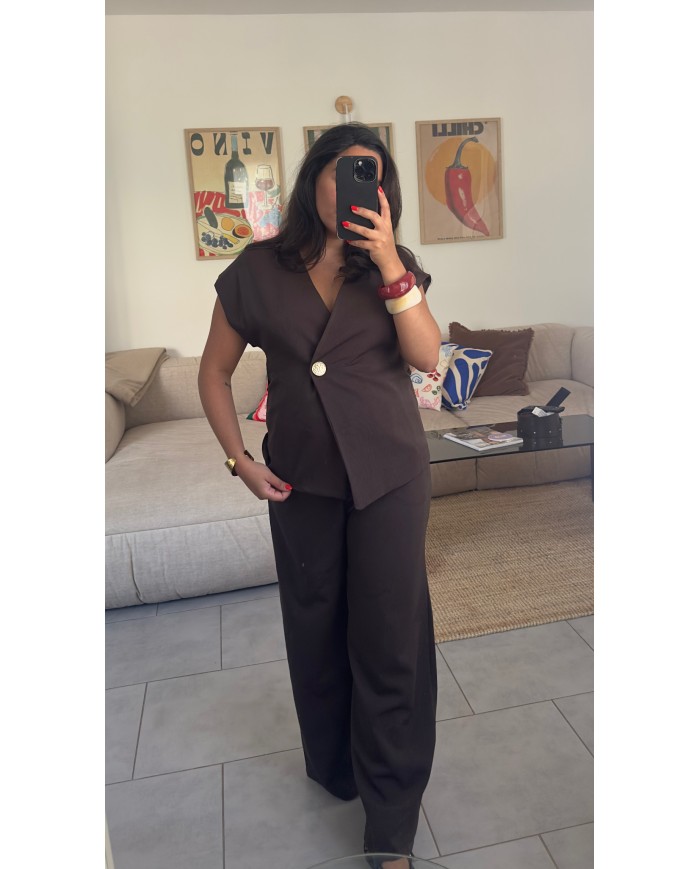 VESTE ENSEMBLE ELIE CHOCO