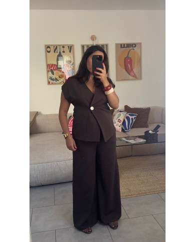 PANTALON ENSEMBLE ELIE CHOC