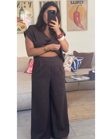 PANTALON ENSEMBLE ELIE CHOC