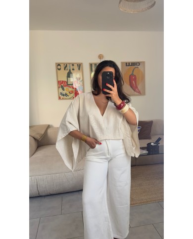 TOP PANCHO BEIGE