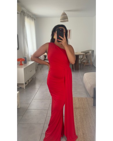 ROBE LONGUE ROUGE