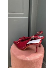 ESCARPINS NOEUD BORDEAUX