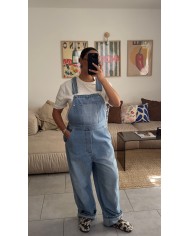 SALOPETTE OVERSIZE EN JEAN