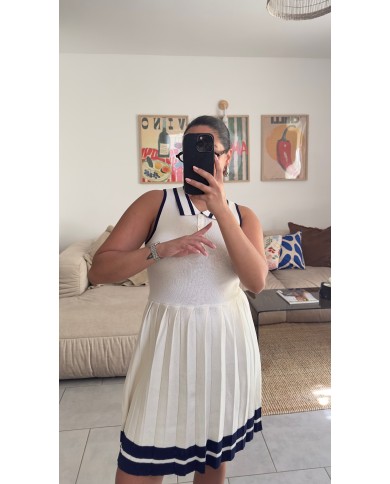 ROBE SANDRA ÉCRU