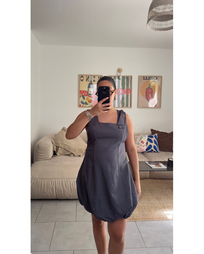 ROBE BALLON GRIS