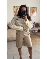 ROBE À CARREAUX GRISE