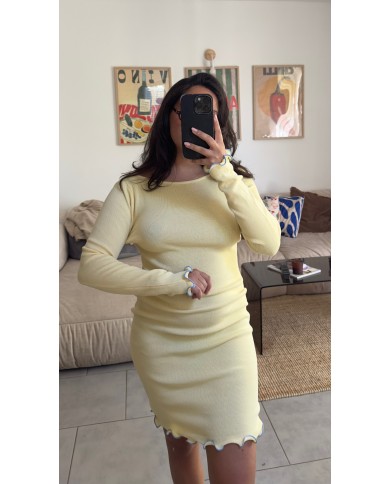 ROBE LOULOU JAUNE