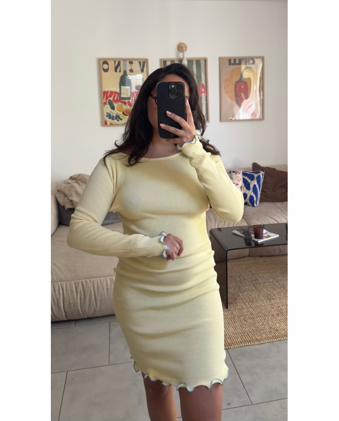 ROBE LOULOU JAUNE