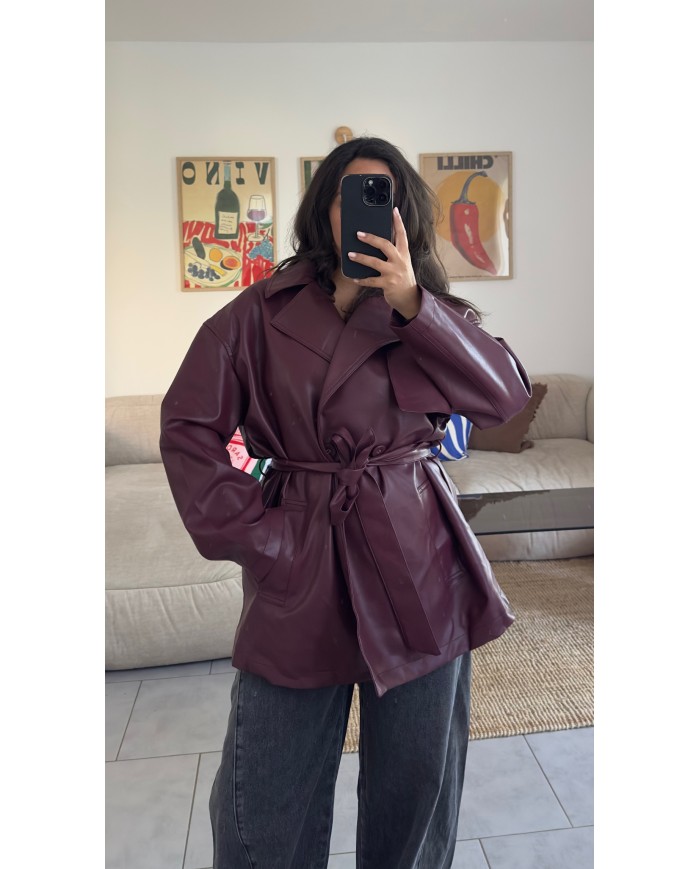TRENCH SIMILI BORDEAUX