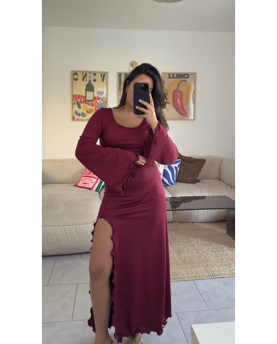 ROBE KELLY BORDEAUX