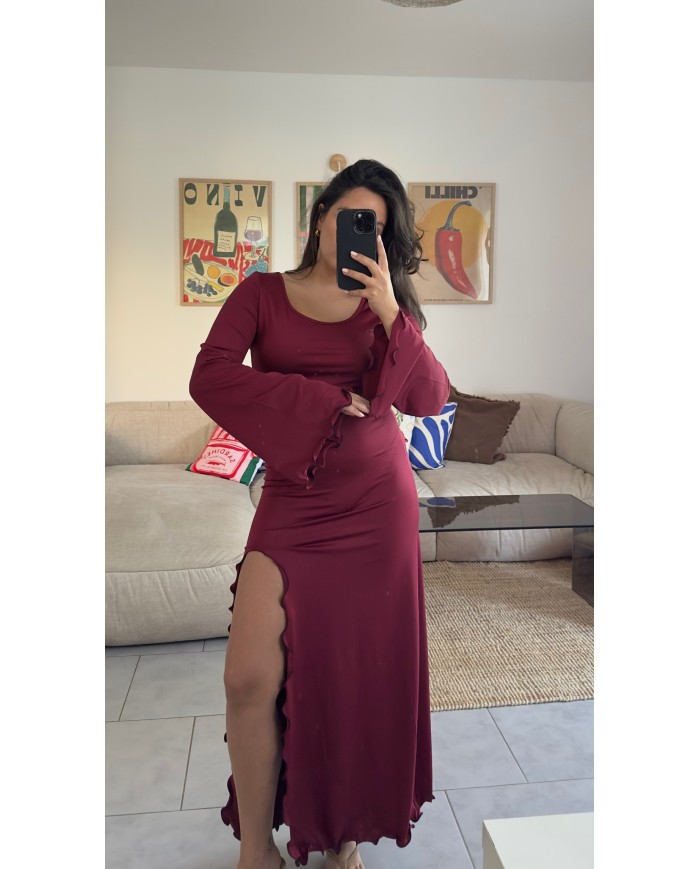 ROBE KELLY BORDEAUX