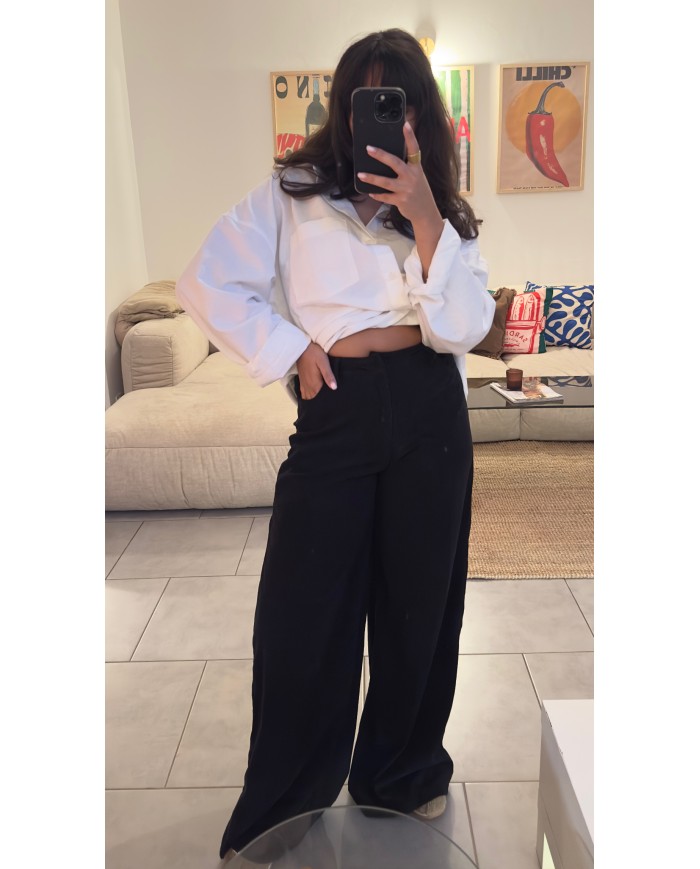 PANTALON VELOUR NOIR