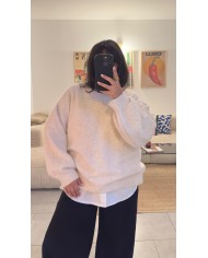 PULL ALINE ECRU