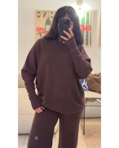 PULL ENSEMBLE MARIE CHOCO