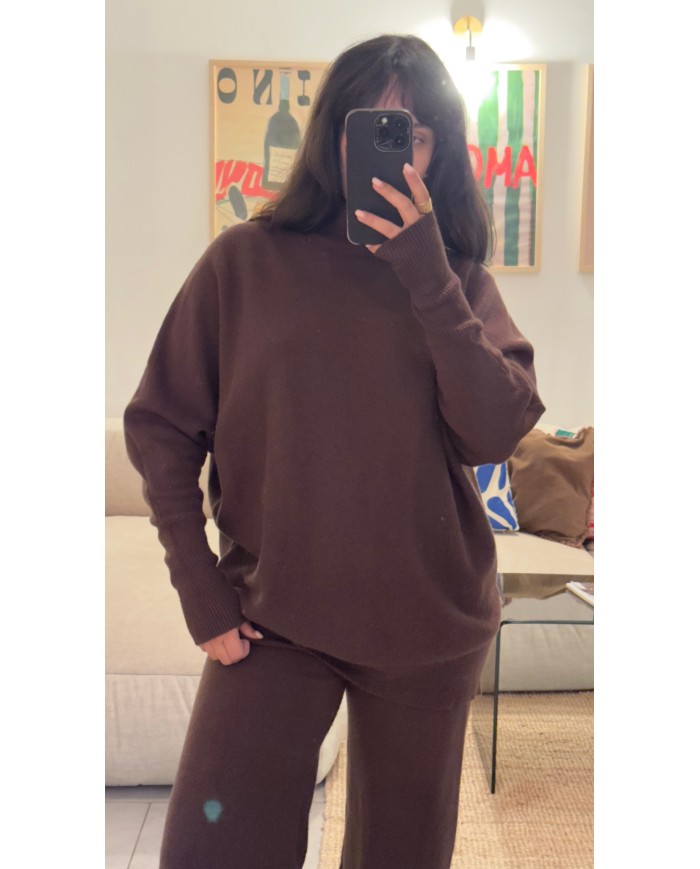 PULL ENSEMBLE MARIE CHOCO