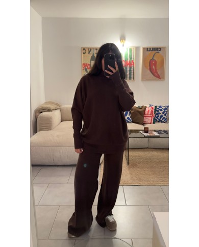 PULL ENSEMBLE MARIE CHOCO
