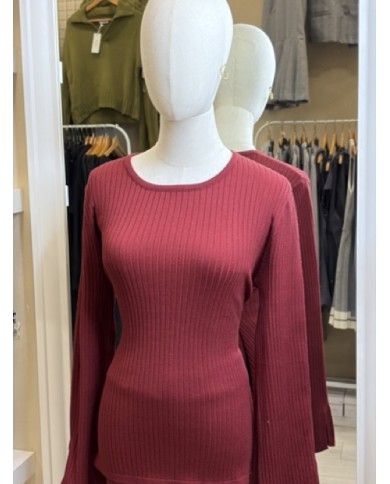 PULL ENSEMBLE BORDEAU