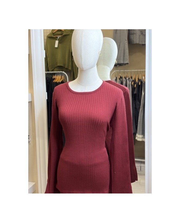 PULL ENSEMBLE BORDEAU