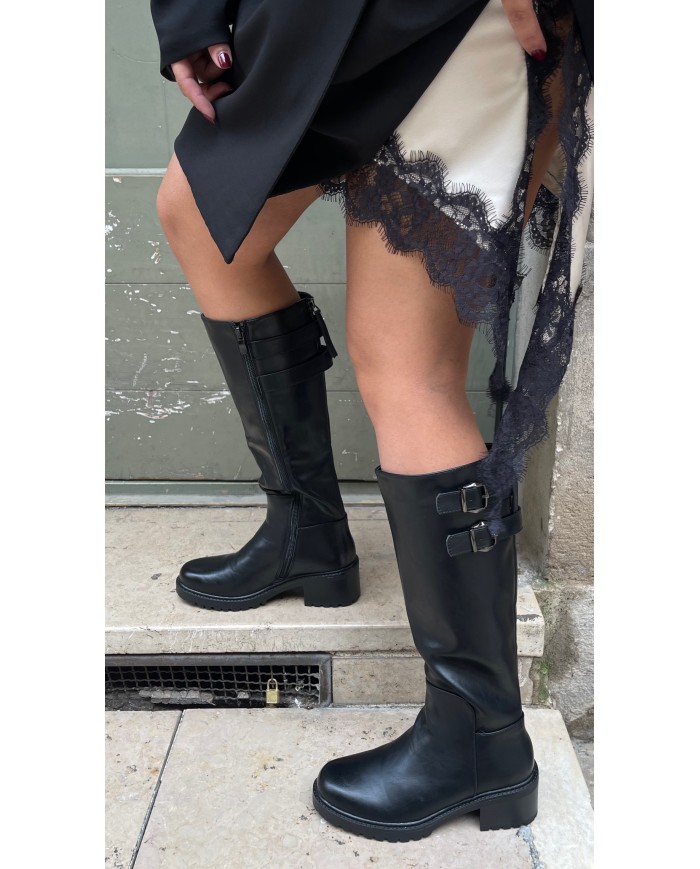 BOTTES HAUTES NOIR