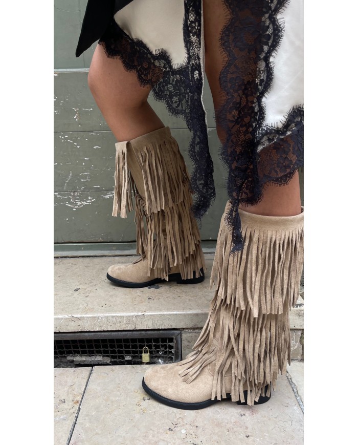 BOTTES À FRANGES
