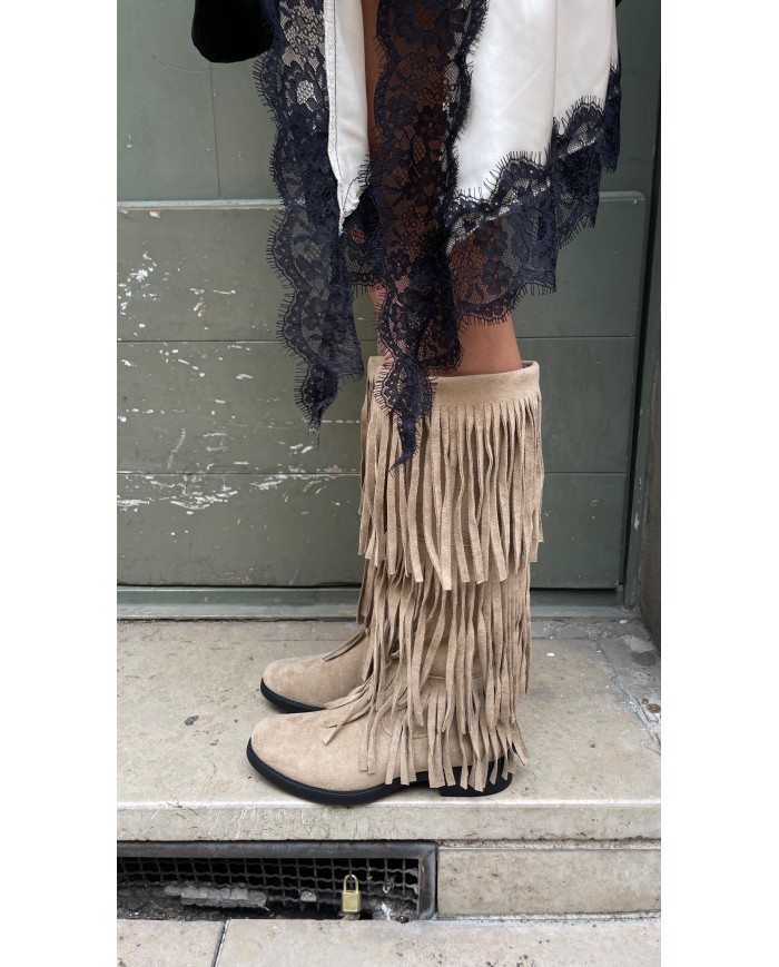 BOTTES À FRANGES