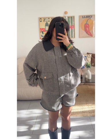 SHORT ENSEMBLE ELLA GRIS