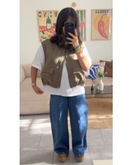 CARDIGAN RAYURE BORDEAUX