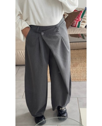 PANTALON BARREL GRIS