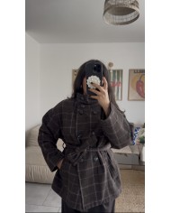 TRENCH COURT "LAINE" CHOCO