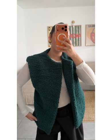 MOUMOUTE SANS MANCHE VERT