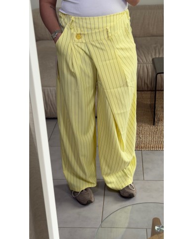 PANTALON BARREL JAUNE