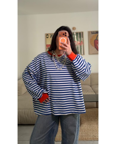 CLASSIQUE MARRIN BLEU&BLANC