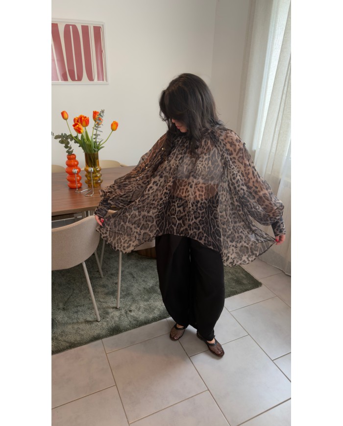 BLOUSE LÉOPARD FLUIDE