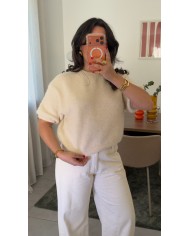 PULL COZY VERT D'EAU