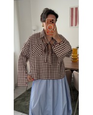 CHEMISE CARREAUX CHOCO