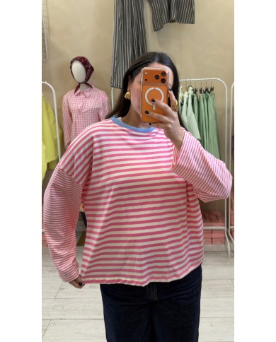 CLASSIQUE MARIN ROSE&BLANC