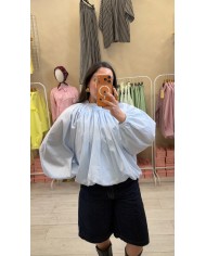 JUPE SHORT VOLANT BLANC