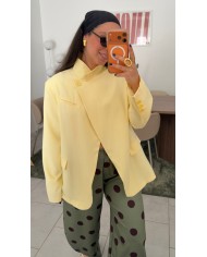 PANTALON À POIS KAKI