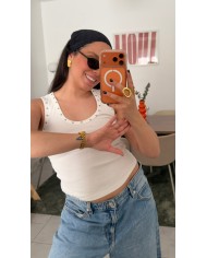 DÉBARDEUR CLOU KAKI