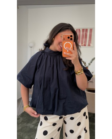 BLOUSE VOLUME DOS NU MARINE
