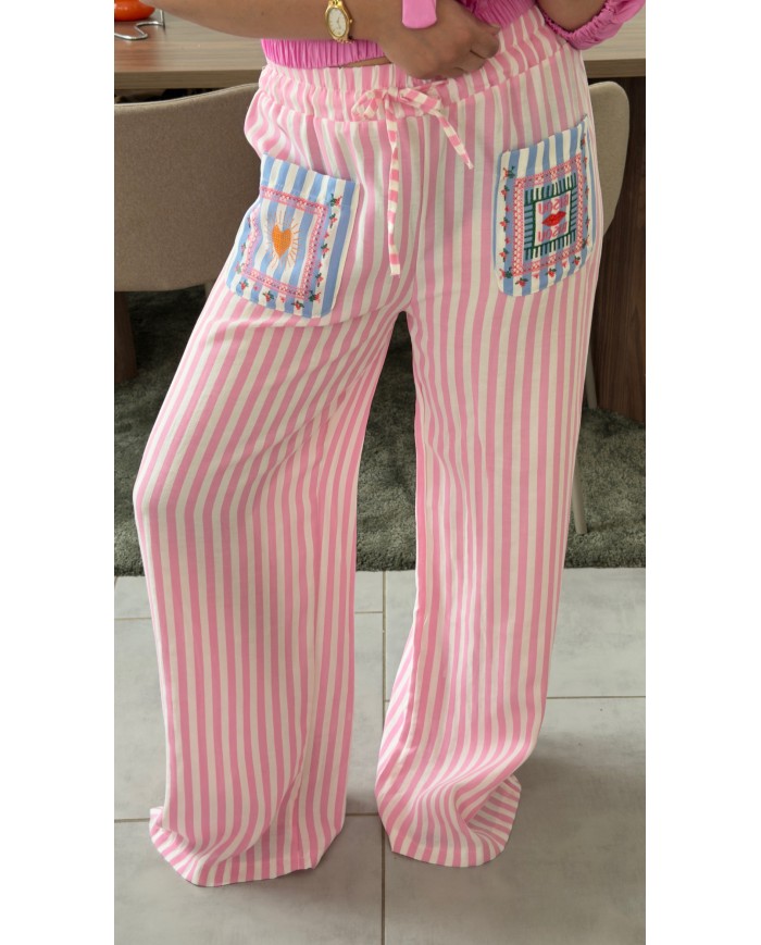 PANTALON DOLCE VITA ROSÉ