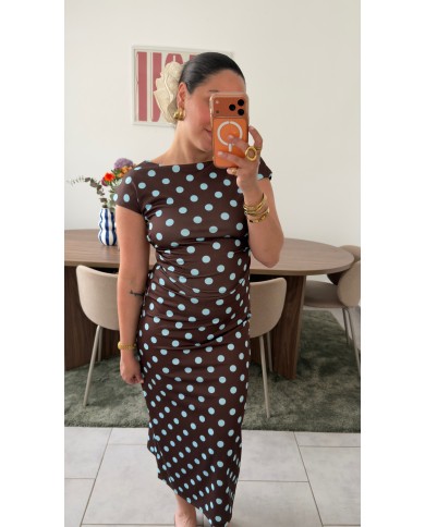 ROBE ÉLÉGANCE MARRON