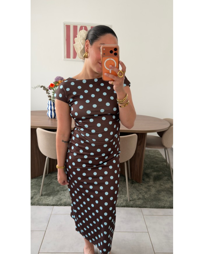 ROBE ÉLÉGANCE MARRON