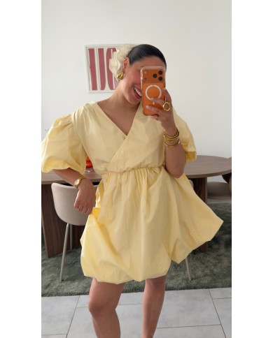 ROBE JAUNE TENDRE