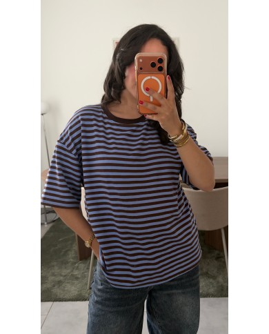 CLASSIQUE MARIN BLEU & MARRON