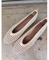 BALLERINES TRESSÉES BEIGE