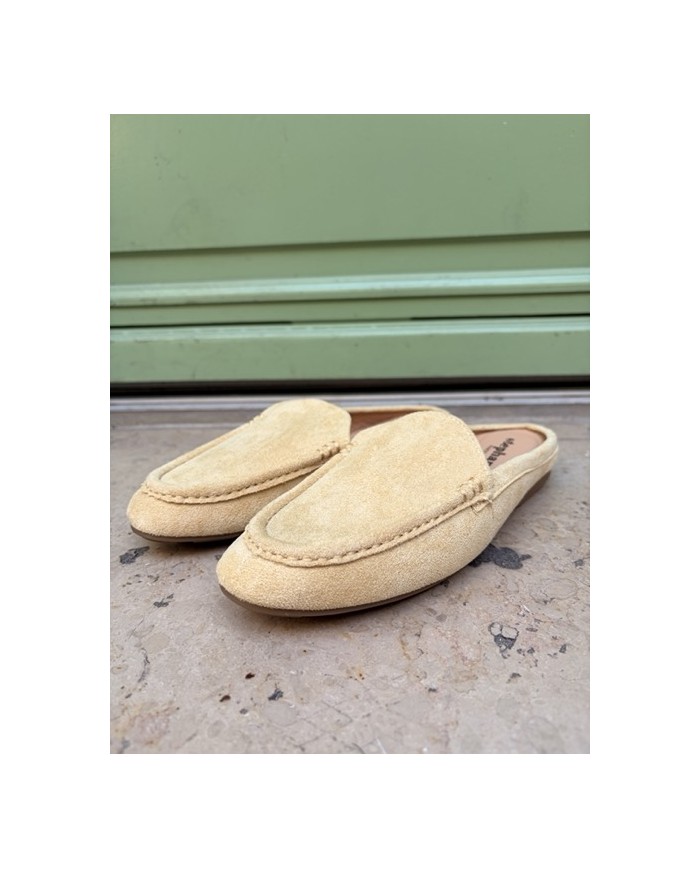 MULES PLATES BEIGE