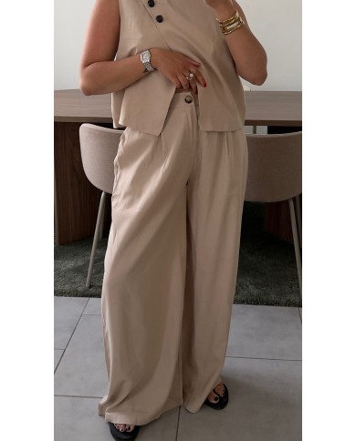 PANTALON CHIC BEIGE