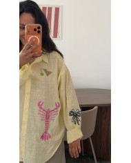 CHEMISE HOMARD JAUNE