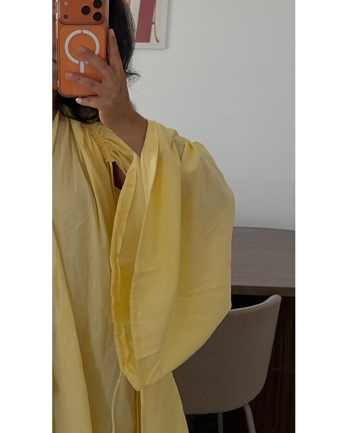 ROBE ERIKA JAUNE